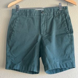 Everlane Forest Green Khaki Shorts